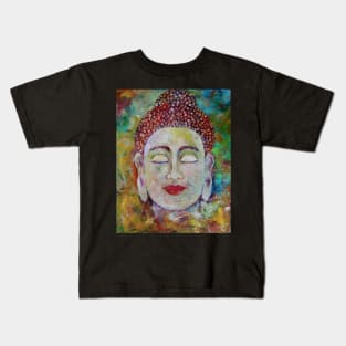 Surrender, love and compassion Buddha impression Kids T-Shirt